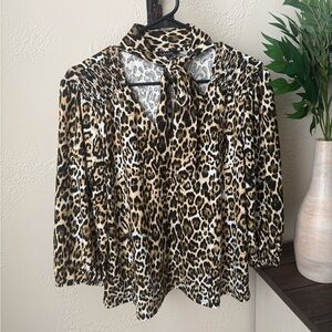 Leopard Print Women's Top